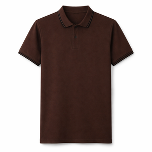 Polo de Algodón Piqué de Alta Calidad con Diseño de Ribete, Personalización de Marca, Proveedor OEM ODM - Product Image 1