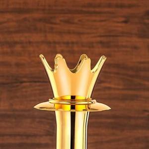 Quemador de Incienso de Metal Dorado en Forma de Corona, de Lujo, con Diseño de Pieza de Ajedrez Real, Moderno y Pulido, para Decoración del Hogar y Fragancia - Product Image 2