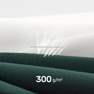 Tendencia logotipo personalizado liso blanco y negro contraste Color Oversize 300G peso pesado recortado Camiseta 100% algodón camiseta de los hombres - Product Image 4