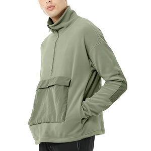 Sweat-shirt à capuche en polaire pour homme, logo personnalisé, streetwear décontracté, coupe ample, mode urbaine, vente en gros OEM, vêtements d'hiver - Product Image 2