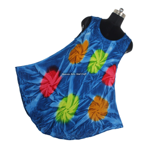 Robe longue d'été 2026 pour femme, style cache-maillot, imprimé tie-dye, sexy, sans manches, col halter, pour la plage et les soirées - Product Image 6