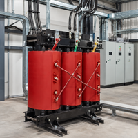 Transformateur sec triphasé en résine époxy 250 kVA 11 kV, faible bruit, intérieur, sortie 400 V