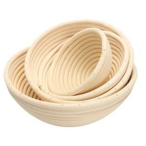Cesta de fermentación pequeña de ratán, cesta de pan natural tejida a mano, ecológica, duradera, antiadherente para masa madre, suministro a granel - Product Image 5