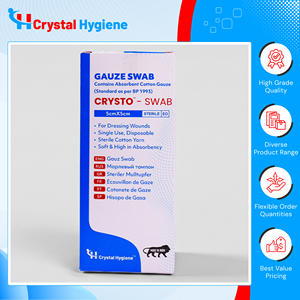 Meilleures ventes : Écouvillons en gaze de coton Crysto Swab T-13 Eco Premium non stériles / de type pansement, qualité supérieure, pour usage hospitalier - Product Image 5