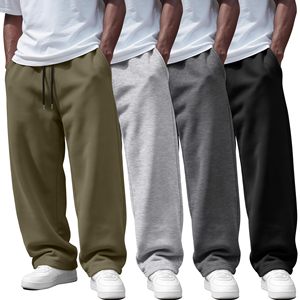 Pantalones Deportivos Holgados de Algodón con Logotipo y Diseño Personalizados de Fábrica, con Dobladillo Reforzado, Estilo Urbano, para Viajes al Aire Libre - Product Image 1