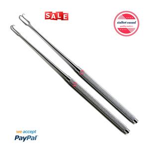 Dr. Ext — Double crochet pour la peau chirurgicales, 2 pièces, base rétractable de 6.25 pouces, dents trantues de 2mm et 5mm - Product Image 1