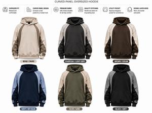 เสื้อฮู้ดดี้ผู้ชายคุณภาพพรีเมียม ระบายอากาศได้ดี น้ำหนักมาก สไตล์สตรีทแฟชั่น สำหรับฤดูหนาว สีพื้น มีกระเป๋า ดีไซน์หลวมๆ ใส่ได้ทั้งฤดูใบไม้ร่วงและฤดูหนาว - Product Image 6