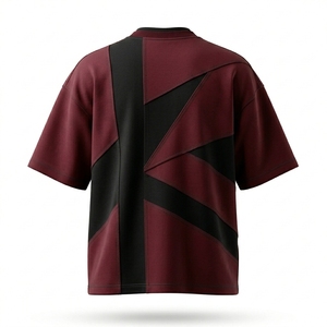 เสื้อยืดสตรีทแวร์ 100% ผ้าฝ้ายคุณภาพสูง ทรงวินเทจ ไหล่ตก หนานุ่ม พิมพ์โลโก้ได้ตามต้องการ เสื้อยืดทำสีซีด เสื้อยืดฟอกสี - Product Image 2