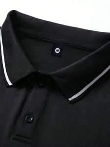 Conception personnalisée, toile solide pour chemises homme, quantité en gros, séchage rapide, nouvelles arrivées, polos - Product Image 3