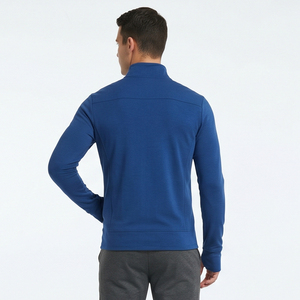 Thumbhole Design Made Yoga <b>Workout</b> Athletic Fitness <b>Jackets</b> Windproof Zipper Up Closure Fitness Gym Outerwear <b>Jacket</b> Men - Product Image 5