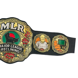 MLR Major League <b>Reclining</b> Championship Belt Custom Wrestling Belt High-Quality Collector's Item - Product Image 3
