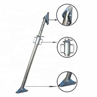 High Load Middle East Standard Steel Prop Galvanized Shoring Post Adjustable Jack Support for Qatar Construction Project