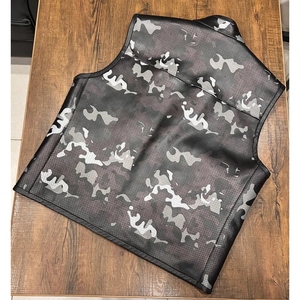 Custom Genuine Cowhide Crocodile Embossed <b>Leather</b> Biker Vest <b>Men's</b> Motorcycle Zip Front Black Luxury Riding <b>Waistcoat</b> - Product Image 6