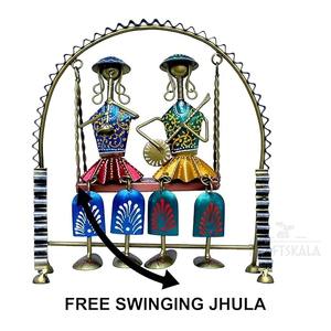 Escultura Metálica Moderna de Bailarina para Decoración del Hogar en Diwali - Arte Hecho a Mano Ecológico de la Más Alta Calidad - Product Image 2