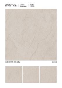 Baldosa de porcelana mate para suelo, con diseño decorativo y grabado, de 600x600 mm, diseñada para apoyar el contraste subtil y la articulación de la superficie. - Product Image 5