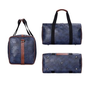 Sac de voyage en cuir véritable de haute qualité pour hommes, logo personnalisé, élégant, fait main, luxe, léger, pliable - Product Image 3