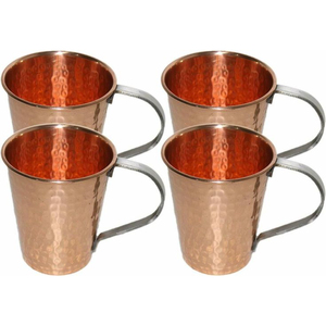 Wholesale Custom Logo Food Grade Copper Mug Antique Hammered Luxury Pure Copper Drinking Cocktail Wellness Eco Friendly Party - Product Image 1