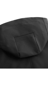 High Street Fashion Apparel MEN'S HOODED <b>WATERPROOF</b> CANVAS PULL-OVER CASUALOUTDOOR AUTUMN ZIPPER SOLID CLOTHING - Product Image 5
