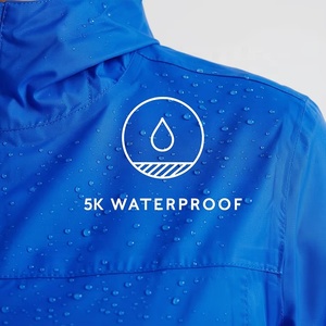 Blue <b>Women</b> Rain <b>Jacket</b> Hooded <b>Lightweight</b> Waterproof Outerwear for Outdoor Travel <b>Womens</b> Rain <b>Jacket</b> - Product Image 4