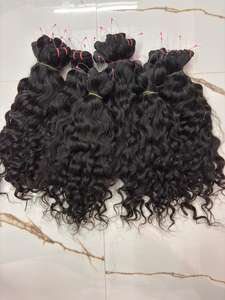 Extensiones de Cabello Humano Natural Indio 100% Virgen Sin Procesar, Proveedor Mayorista a Granel de India - Product Image 4