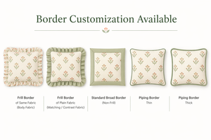 Funda de Cojín Cuadrada Floral de Crepé Premium Hecha a Mano en India, Cojín Decorativo para Sofá, Tamaño y Forma Personalizados, Proveedor Mayorista de Exportación - Product Image 6