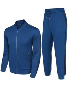 Athletic Sweat suits Casual Running Jogging Sport Gym Fitness Clothes Tracksuit - Product Image 3