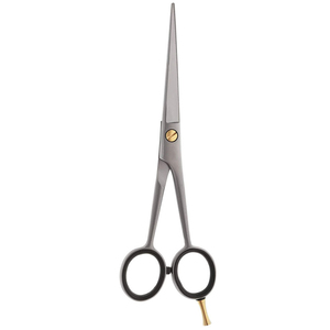 Experimente la precisión y la comodidad con estas tijeras profesionales para cortar el cabello, diseñadas para barberos y estilistas. - Product Image 3