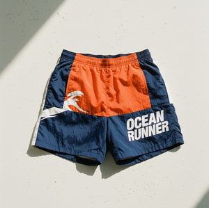 High Quality Custom Men's Retro Nylon Windbreaker <b>Shorts</b> Color Block Quick Dry Athletic Running <b>Gym</b> Training Streetwear <b>Shorts</b> - Product Image 1