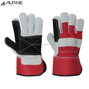 Gants de travail industriels en cuir de chèvre grainé de haute qualité, gants de rigueur canadiens élégants, pour le jardinage, le transport, anti-impact - Product Image 4