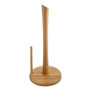 New Selling Acacia Wood Eco-Friendly Spice Organizer-Rustic <b>Kitchen</b> Countertop Multifunction Paper <b>Tissue</b> <b>Holder</b> Stand - Product Image 4