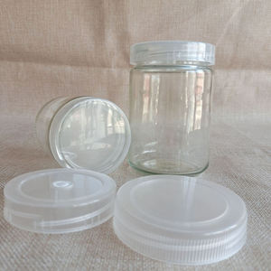 Frasco Cilíndrico de Vidrio Transparente con Tapa de Plástico de 250 ml, Recipiente para Cultivo de Laboratorio Autoclavable - Product Image 2