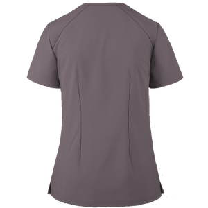 Blouse d'hôpital personnalisée de luxe OEM avec plusieurs poches en tissu polyester unisexe - Product Image 2