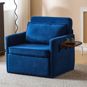 โซฟาเบดปรับนอนได้ 3-in-1 สำหรับผู้ใหญ่ พร้อมโต๊ะพับอเนกประสงค์และช่องเสียบ USB Type-C - Product Image 1