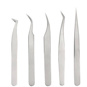 แหนบต่อขนตาสแตนเลส DANTRIC IMPLANTS รุ่น KM-831 ปลายเรียบแม่นยำ ขนาด 10 มม. สำหรับใช้กับคิ้ว - Product Image 3
