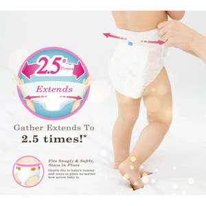 Pañales Kao para Japón, Ecológicos, Súper Absorbentes y Transpirables, para Recién Nacidos y Niños Pequeños, Talla M 62, Paquete al por Mayor - Product Image 6