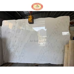 Factory Low Cost High Quality White Marble Slab with Grey Veins Blue Dots for Kitchen & <b>Villa</b> Flooring Modern Design - Product Image 4