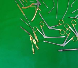 ชุดเครื่องมือผ่าตัดไซนัสแบบส่องกล้องชนิดใช้มือ 5 ชิ้น พรีเมียม ได้รับการรับรองมาตรฐาน CE ผลิตจากเหล็กกล้าไร้สนิมเยอรมัน สำหรับการผ่าตัดหู คอ จมูก (FESS) คุณภาพสูง - Product Image 4