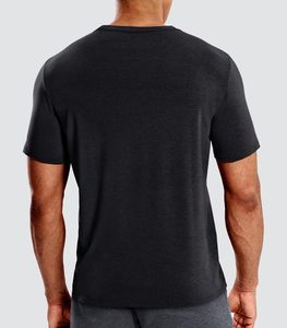 Camiseta Deportiva para Hombre, de Secado Rápido, Cuello Redondo, 100% Poliéster, Manga Corta, para Entrenamiento, Running, Natación - Product Image 3