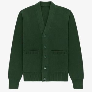 Custom Multi-Size Color High Quality Thick Solid V-Neck Double Breasted Wool/Acrylic <b>Sweaters</b> for Women <b>Cardigans</b> - Product Image 1