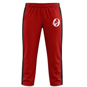 Men's Red Cricket Pants Long Sports Trousers Team Match Uniform Outdoor Training Wear <b>Athletic</b> Bottoms Cricket Apparel - Product Image 1