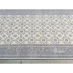 Luxury Hand Knotted Kashmir Rug 100 Percent New Zealand Wool High Density Carpet Wholesale OEM Supply - Product Image 4