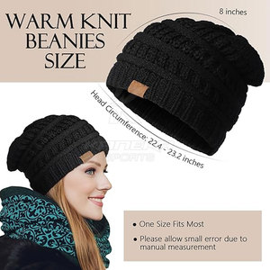 Comfortable Lightweight Jacquard Weave Unisex <b>Beanie</b> <b>Hat</b> 100% Acrylic Common Adjustable High Quality for Walking Travel Outdoor - Product Image 3