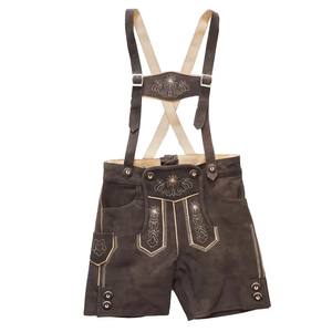 Traje de Lederhosen de Cuero Genuino Premium para Niños, Logotipo Personalizado, Traje Tradicional Bávaro Alemán para Niños, Oktoberfest Trachten - Product Image 2