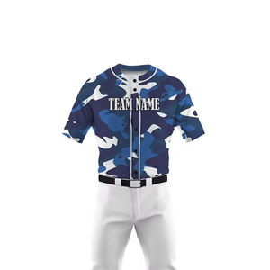 New Stock Best Price <b>Baseball</b> Uniform 100% Polyester Anti-Bacterial Quick Dry Custom Team Name for Online Sale - Product Image 3
