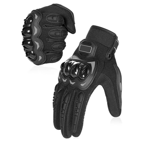 Latest Model Full Finger Leather Motorcycle <b>Gloves</b> Breathable <b>Touch</b> Screen Hand-Fitted Waterproof Protection for Outdoor Sports - Product Image 3