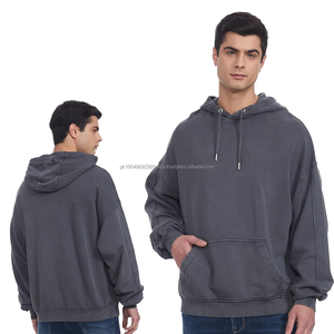 Sudaderas con Capucha de Primera Calidad con Lavado Ácido para Hombre, Diseño de Tela Invernal, Logotipo Personalizable de Fábrica - Product Image 6