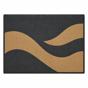 Tapis fait main en jute et polypropylène avec envers en caoutchouc, sans bordure, lavable, antidérapant, sur mesure, 40*60 cm - Product Image 3