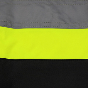 เสื้อกั๊กนิรภัยคุณภาพสูงแบบกำหนดเองได้ หลายกระเป๋า มองเห็นได้ชัดเจนในที่มืด เหมาะสำหรับงานฤดูหนาว ผ้าฝ้าย 100% โพลีเอสเตอร์ กันน้ำ ไฟ LED สะท้อนแสง - Product Image 5