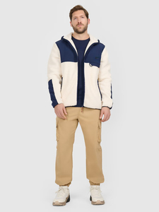 Chaqueta de forro polar para hombre, al por mayor, a la moda, para exteriores, con cremallera completa, cuello alto, alta calidad, 100% algodón, con bolsillo con solapa en el pecho, informal. - Product Image 1