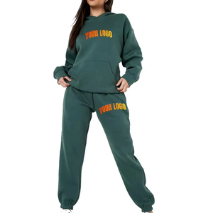 Sudadera y Pantalones Deportivos de Forro Polar con Logotipo Personalizado, Ecológicos, 100% Algodón, de Secado Rápido, Tallas Grandes, para Entrenamiento y Fitness - Product Image 5